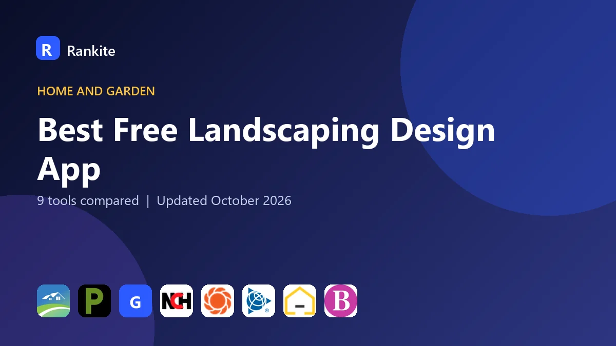 Best Free Landscaping Design App in 2026: 9 Tools Compared