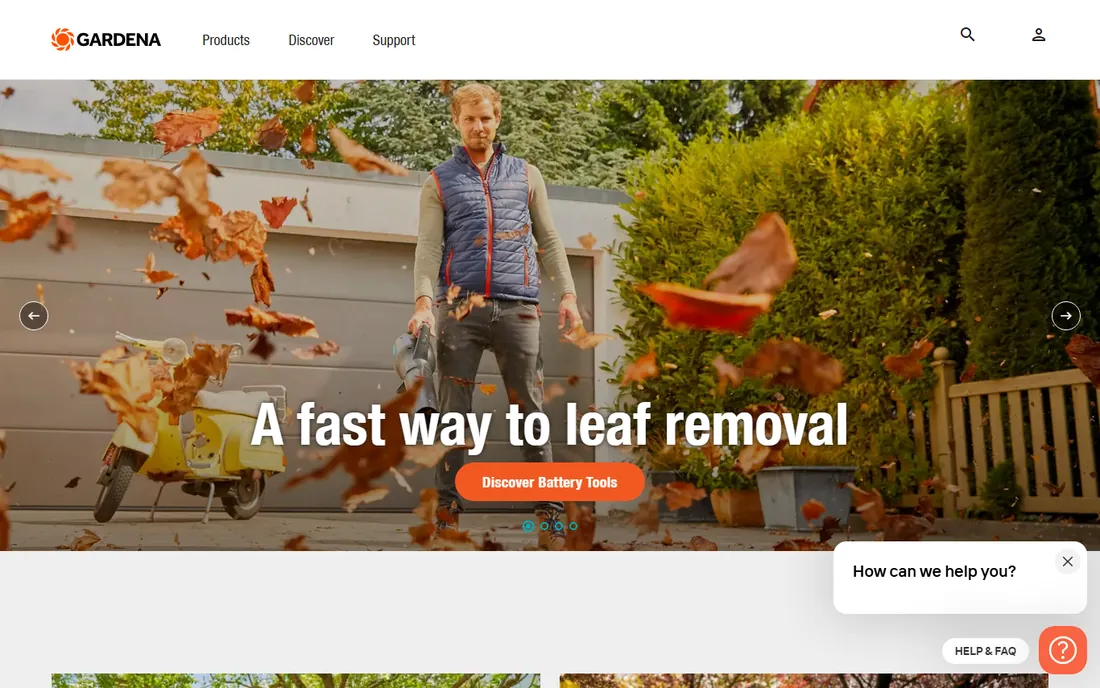 Gardena myGarden homepage