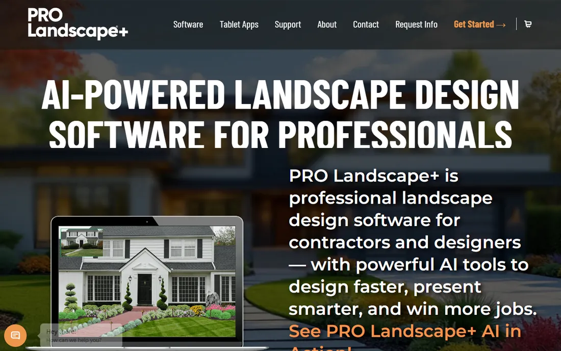 PRO Landscape Home homepage