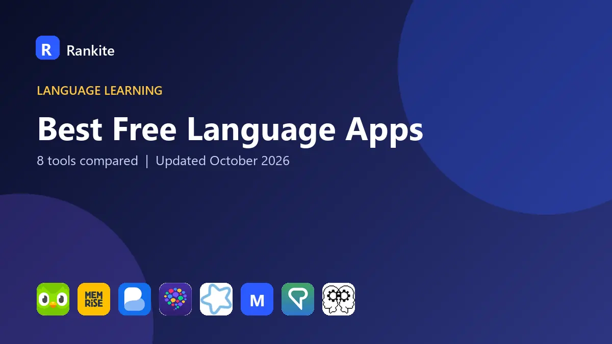 Best Free Language Apps in 2026: 8 Tools Compared