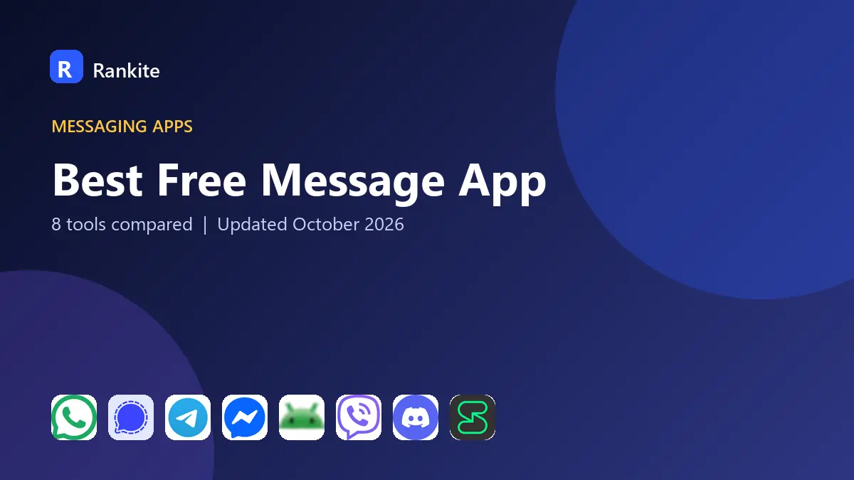 Best Free Message App in 2026: 8 Tools Compared