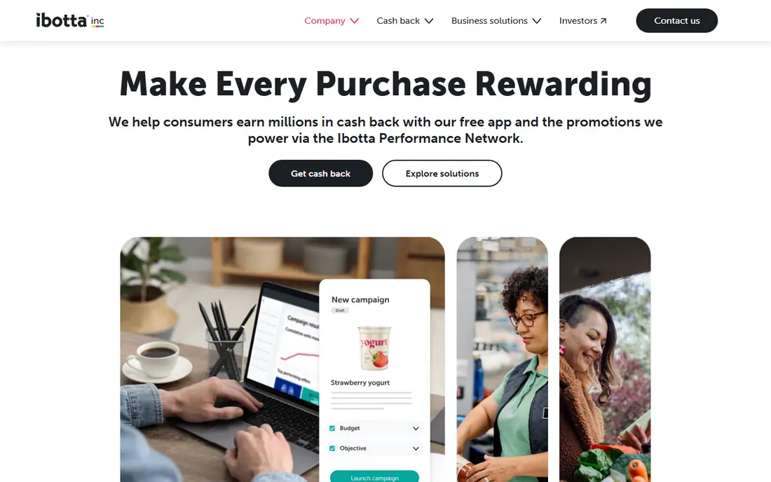 Ibotta homepage