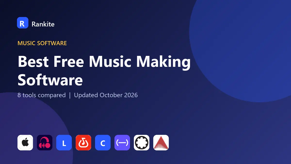 Best Free Music Making Software in 2026: 8 Tools Compared