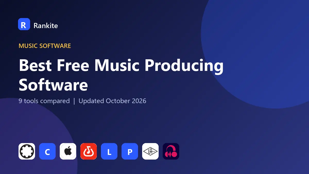 Best Free Music Producing Software in 2026: 9 Tools Compared
