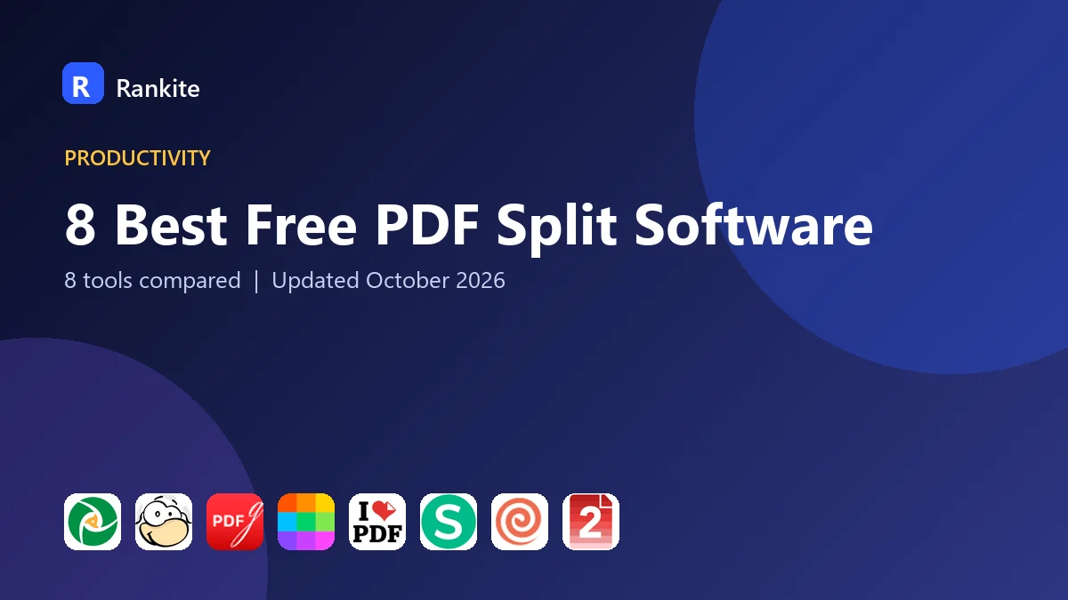 8 Best Free PDF Split Software: 8 Tools Compared