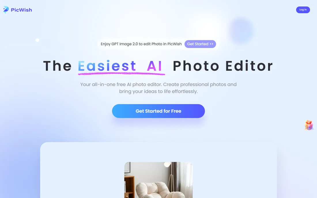 PicWish homepage
