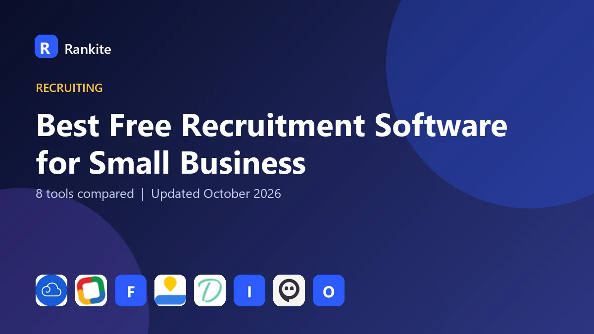 Best Free Recruitment Software for Small Business in 2026: 8 Tools Compared