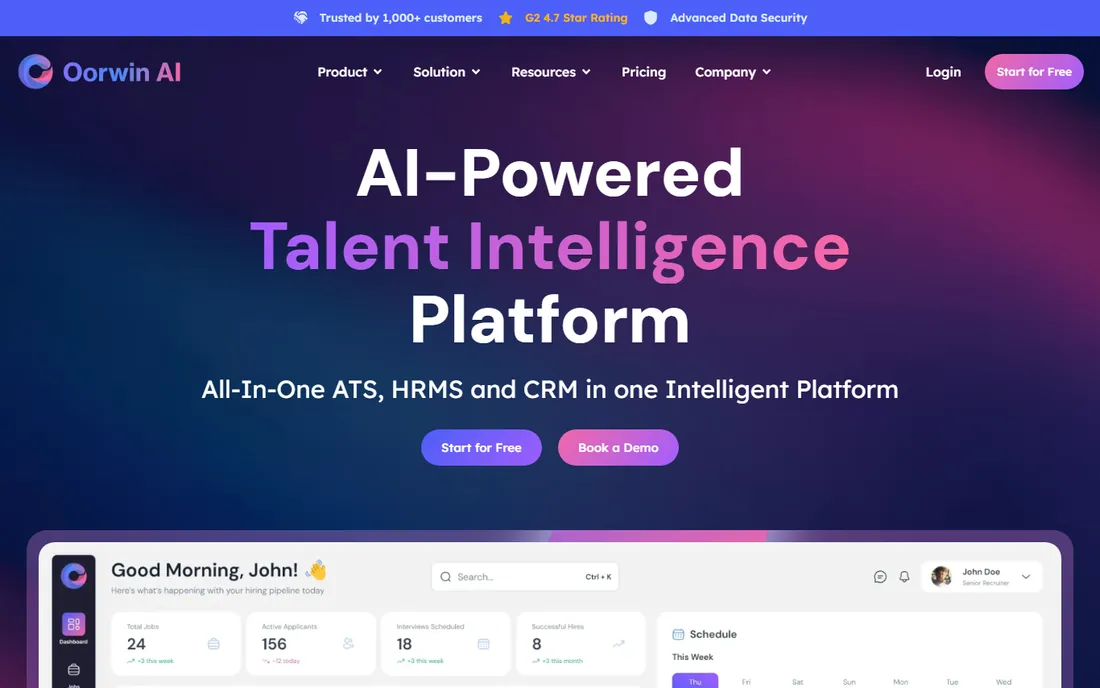 Oorwin homepage