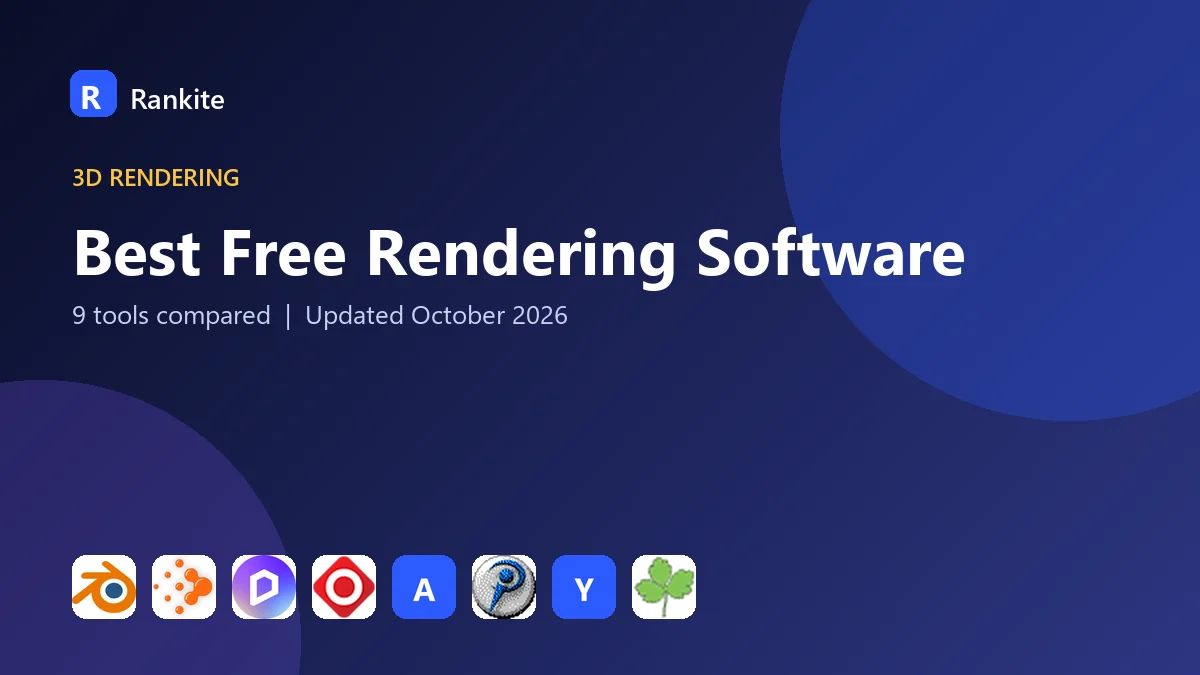Best Free Rendering Software in 2026: 9 Tools Compared