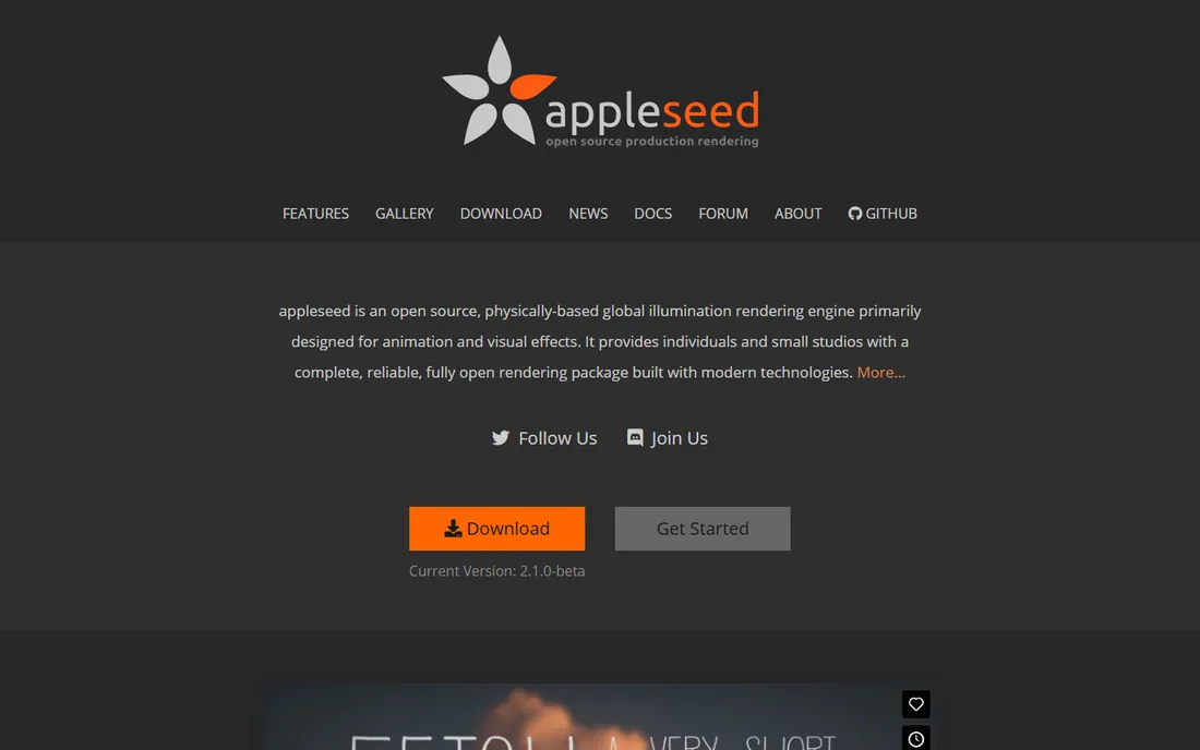 Appleseed homepage