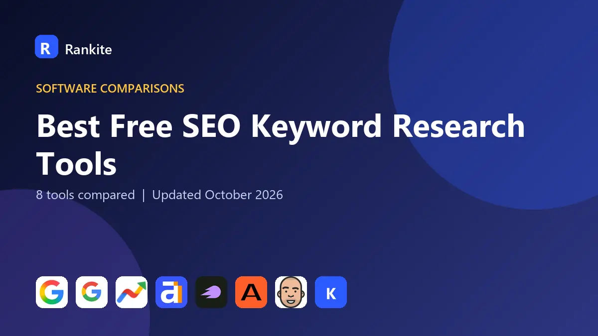 Best Free SEO Keyword Research Tools in 2026: 8 Tools Compared