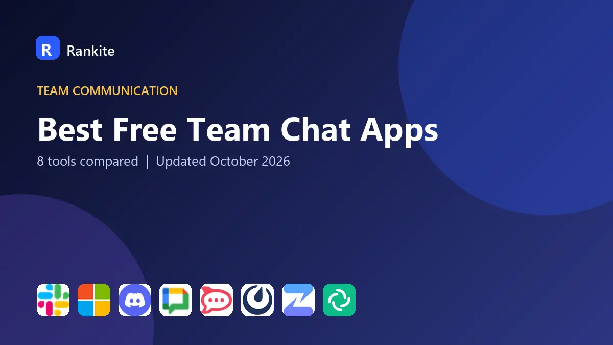 Best Free Team Chat Apps in 2026: 8 Tools Compared