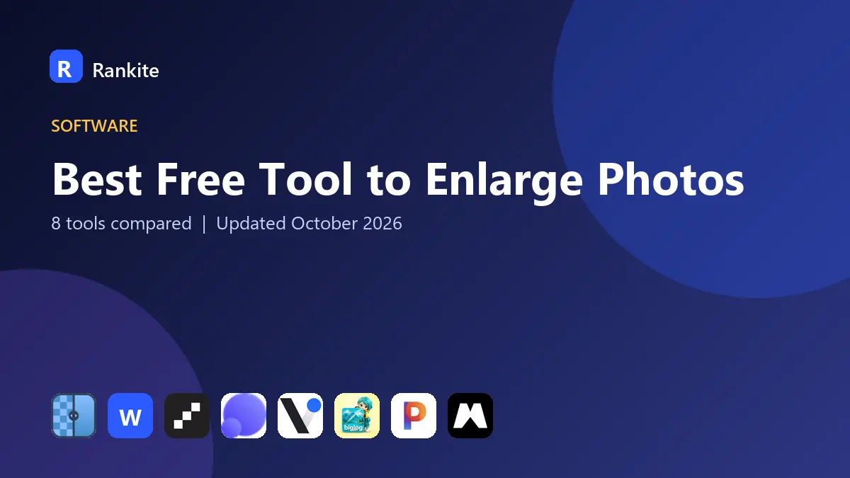 Best Free Tool to Enlarge Photos in 2026: 8 Tools Compared
