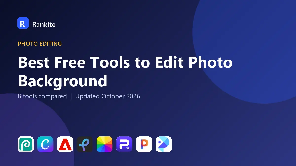 Best Free Tools to Edit Photo Background in 2026: 8 Tools Compared