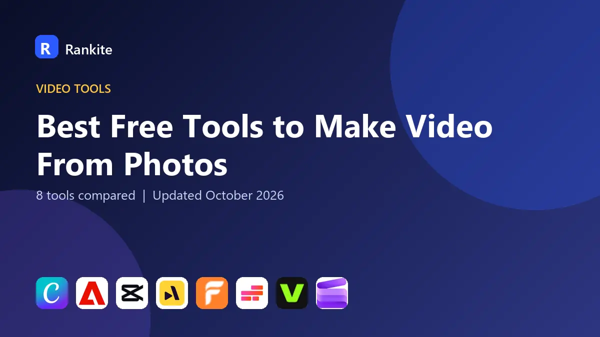 Best Free Tools to Make Video From Photos in 2026: 8 Tools Compared