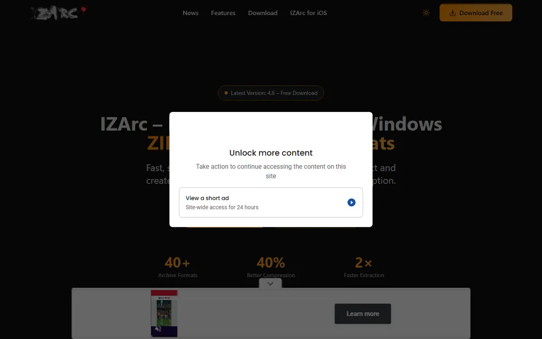 IZArc homepage