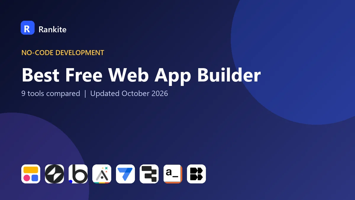Best Free Web App Builder in 2026: 9 Tools Compared
