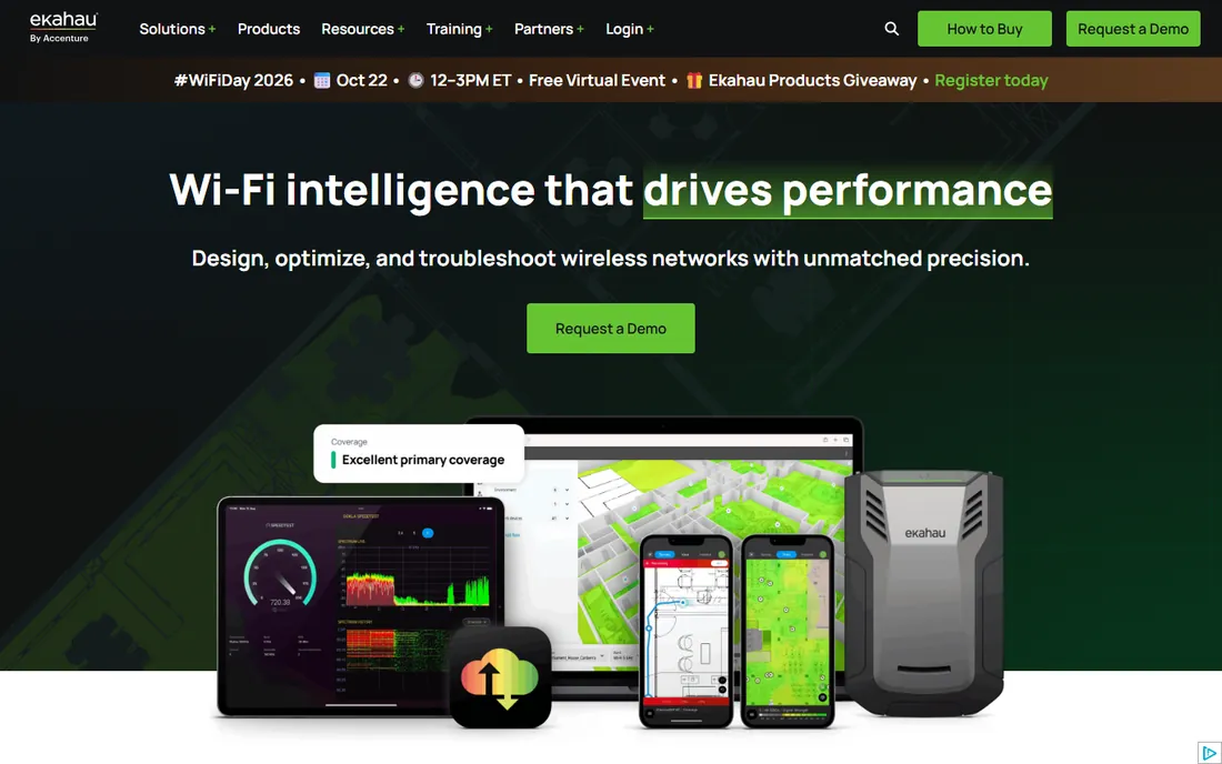 Ekahau HeatMapper homepage