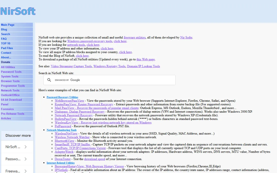 WiFiInfoView homepage