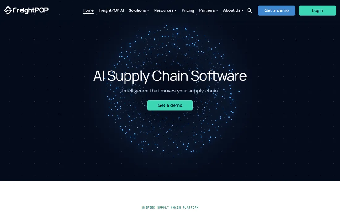 FreightPOP homepage
