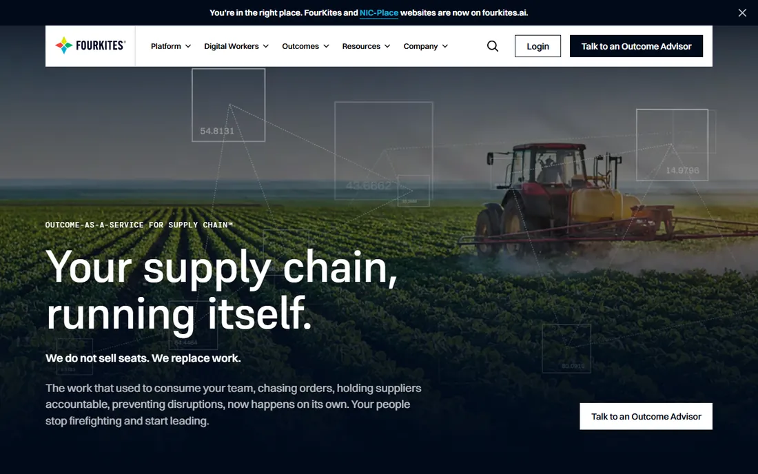 FourKites homepage