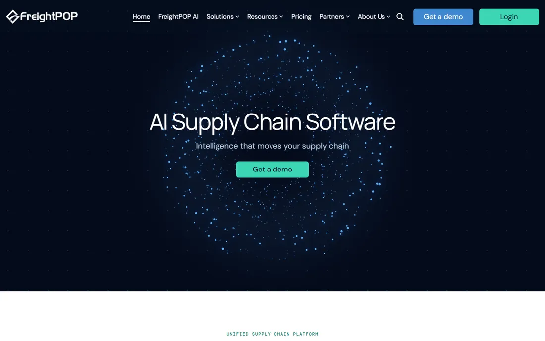 FreightPOP homepage