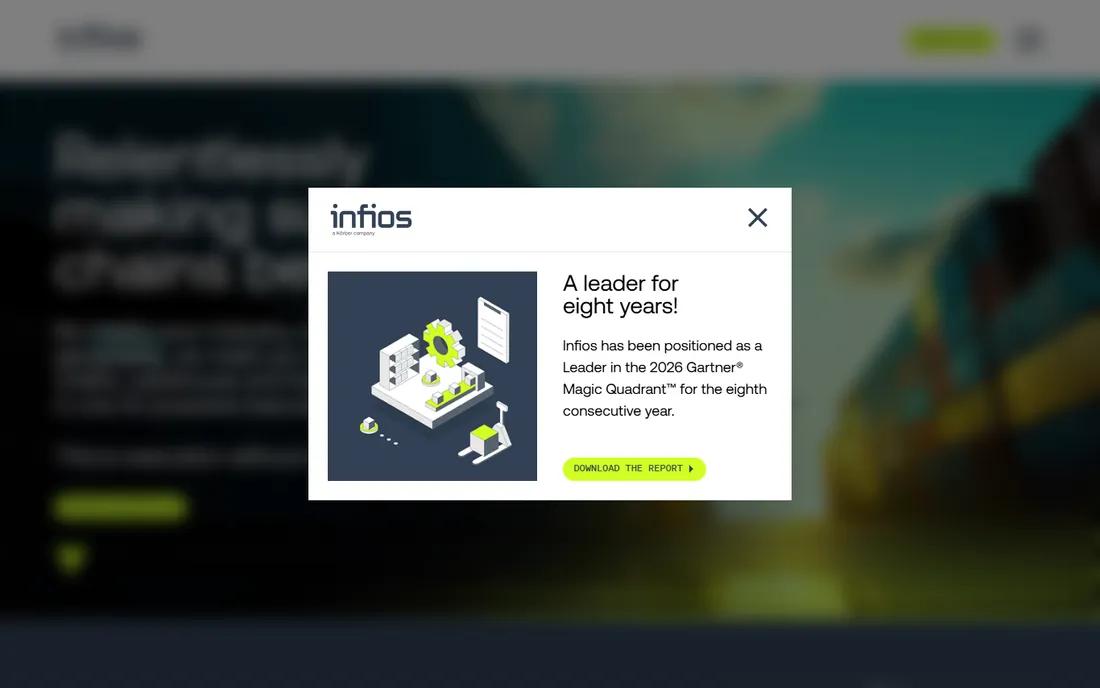 Infios homepage