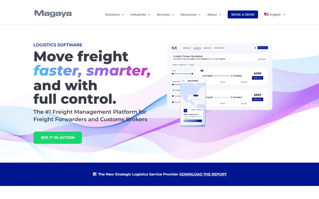 Magaya Supply Chain homepage