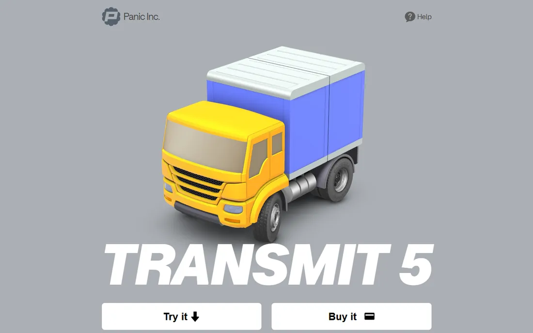 Transmit homepage