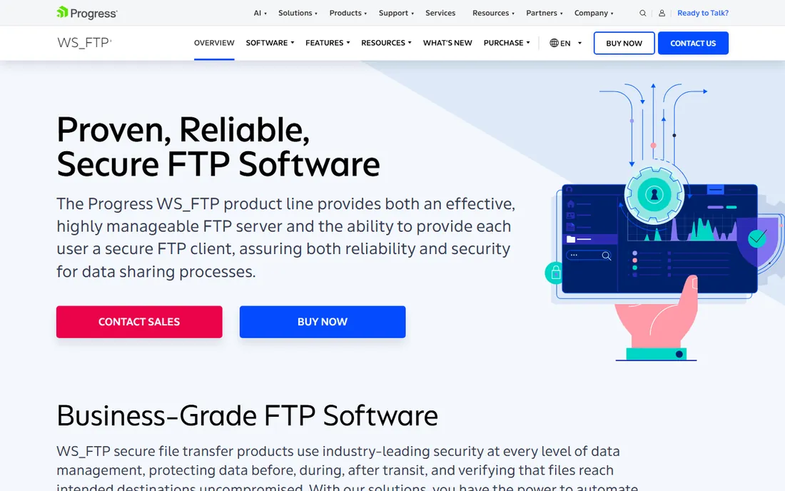 WS_FTP Professional homepage