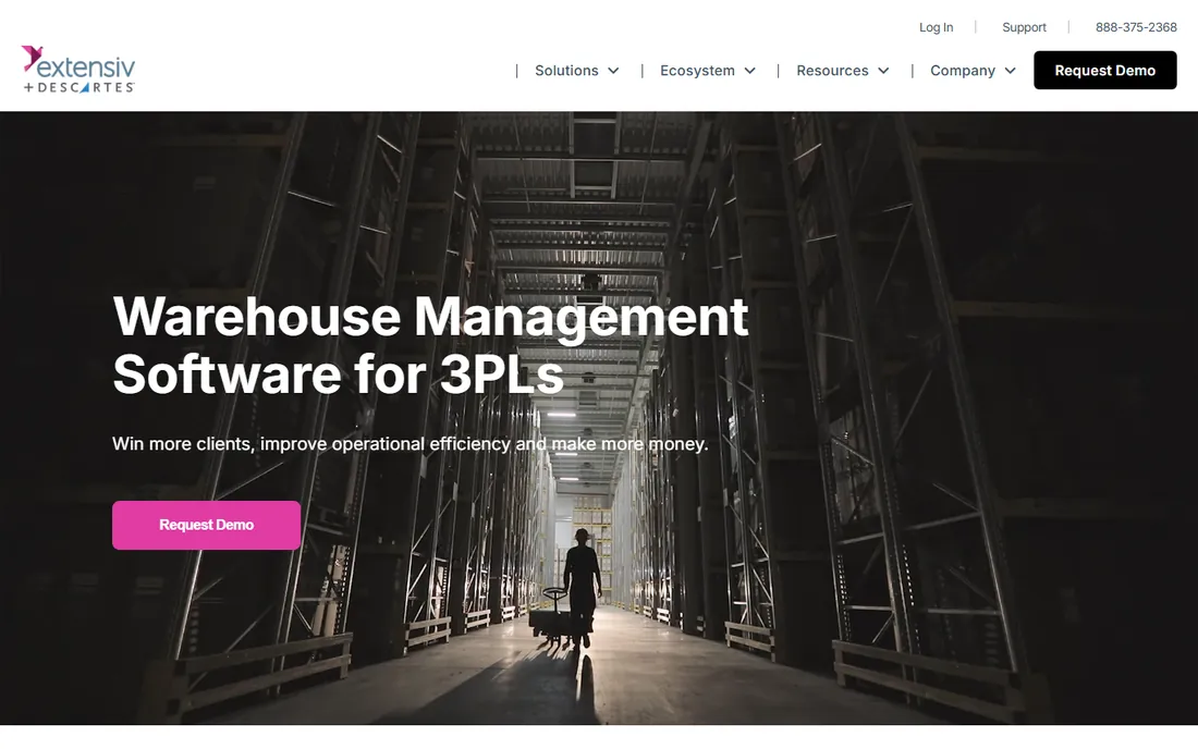 Extensiv homepage