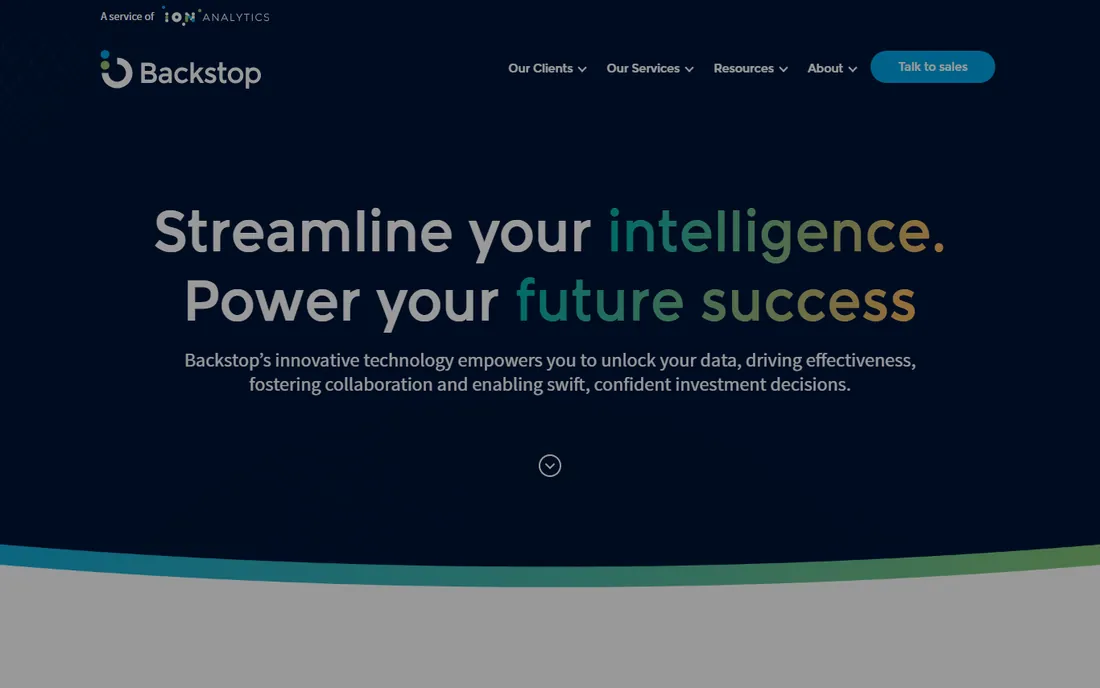 Backstop homepage