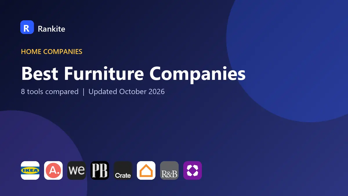 Best Furniture Companies in 2026: 8 Tools Compared