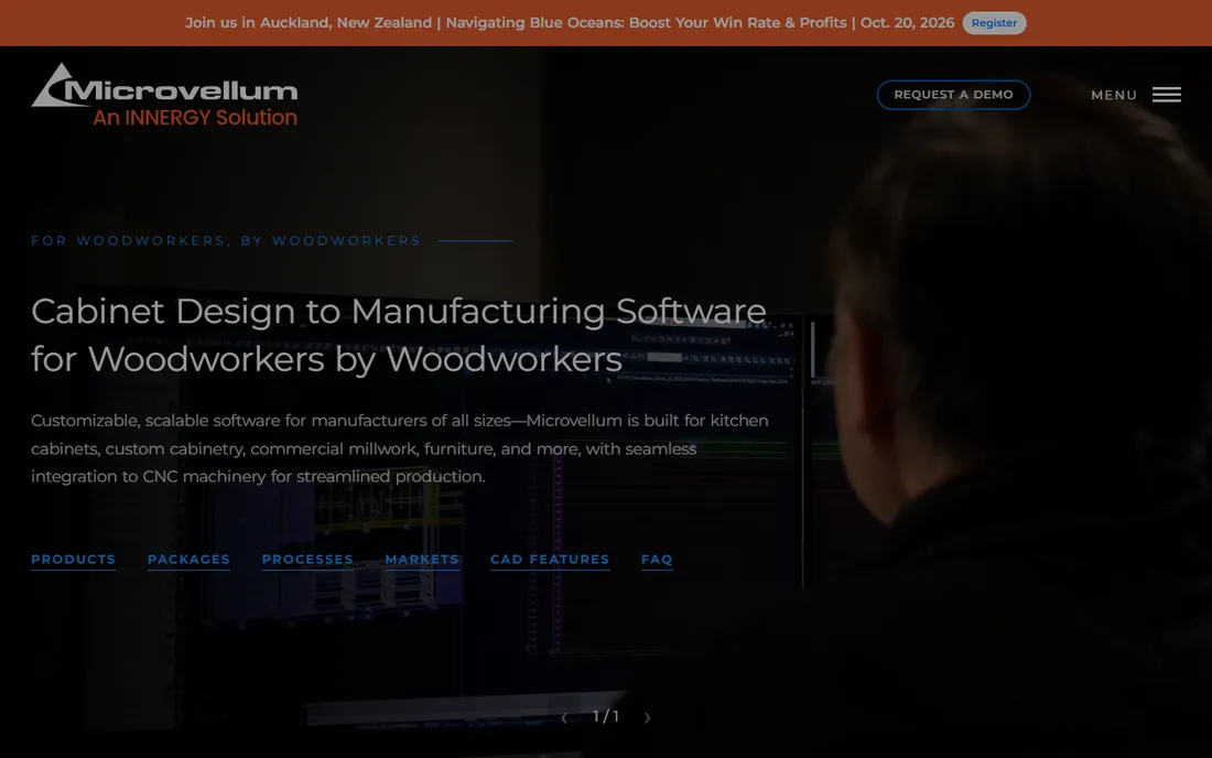 Microvellum homepage