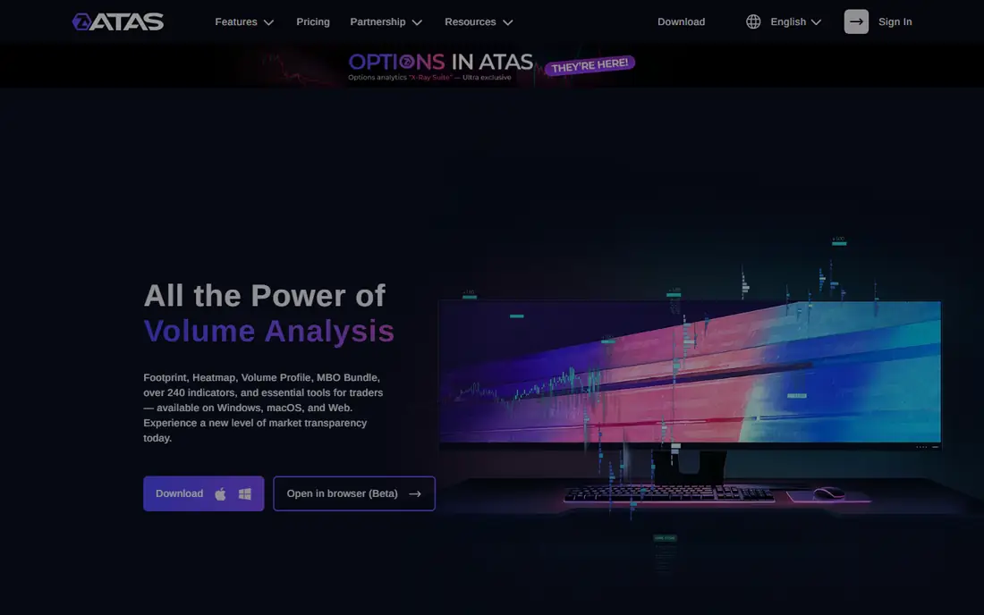 ATAS homepage