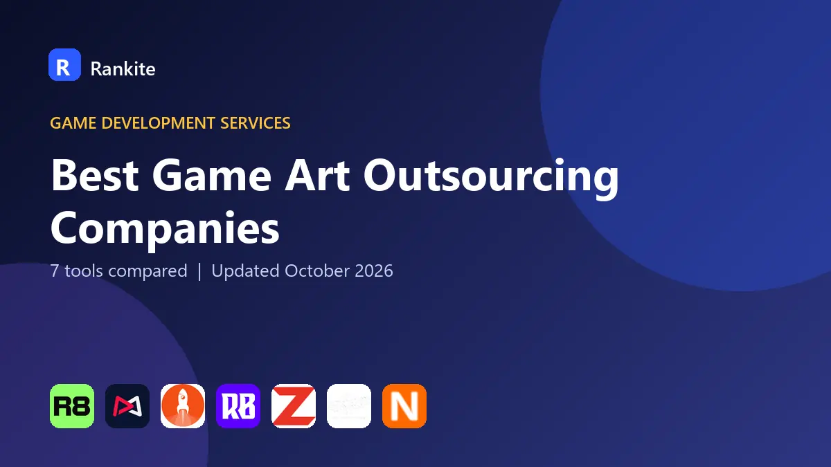 Best Game Art Outsourcing Companies in 2026: 7 Tools Compared