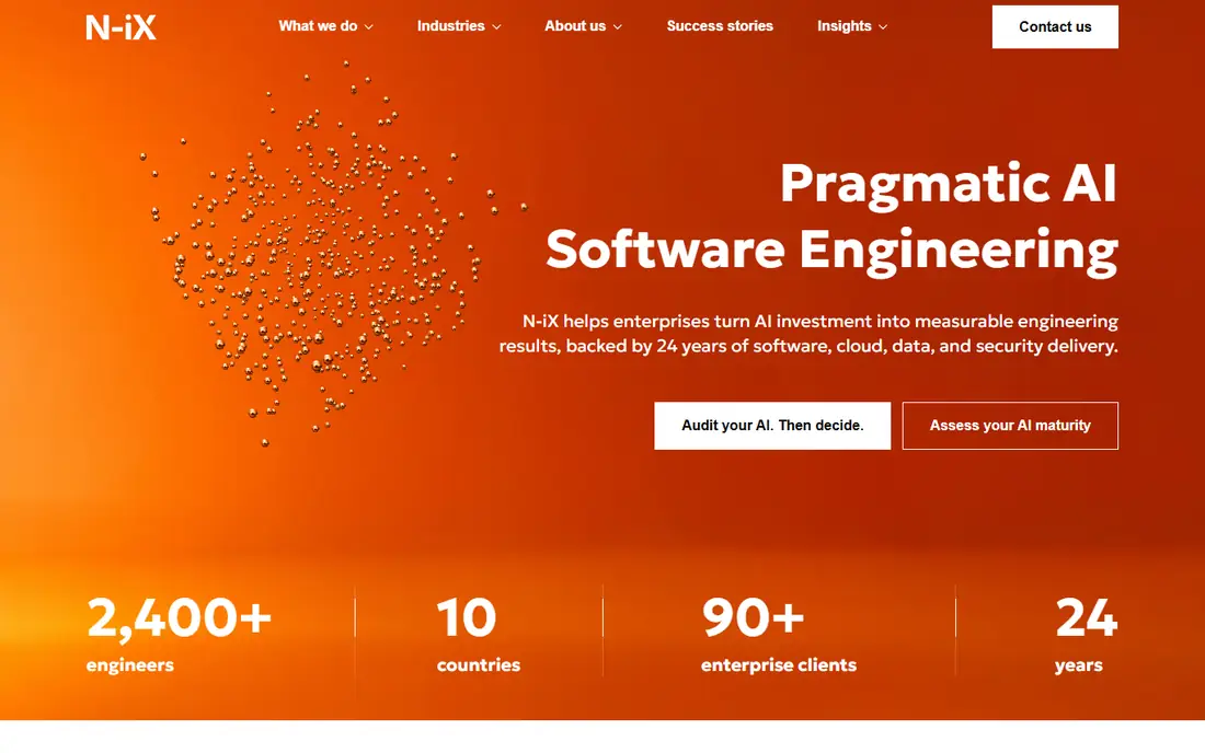 N-iX homepage