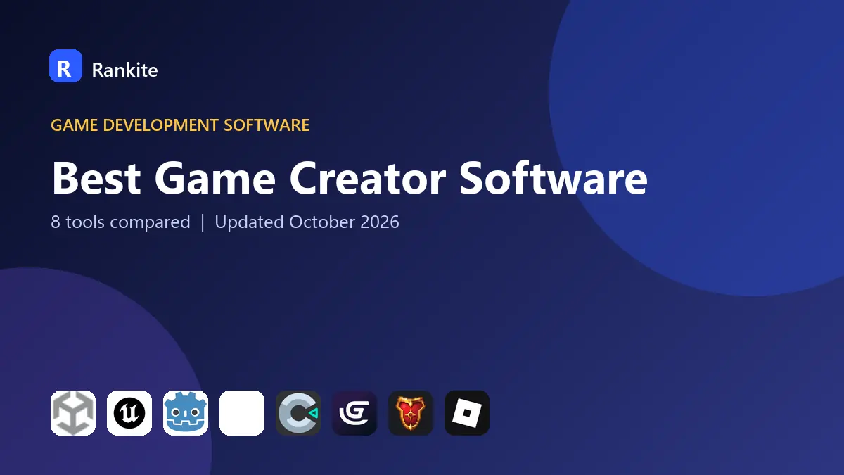 Best Game Creator Software in 2026: 8 Tools Compared