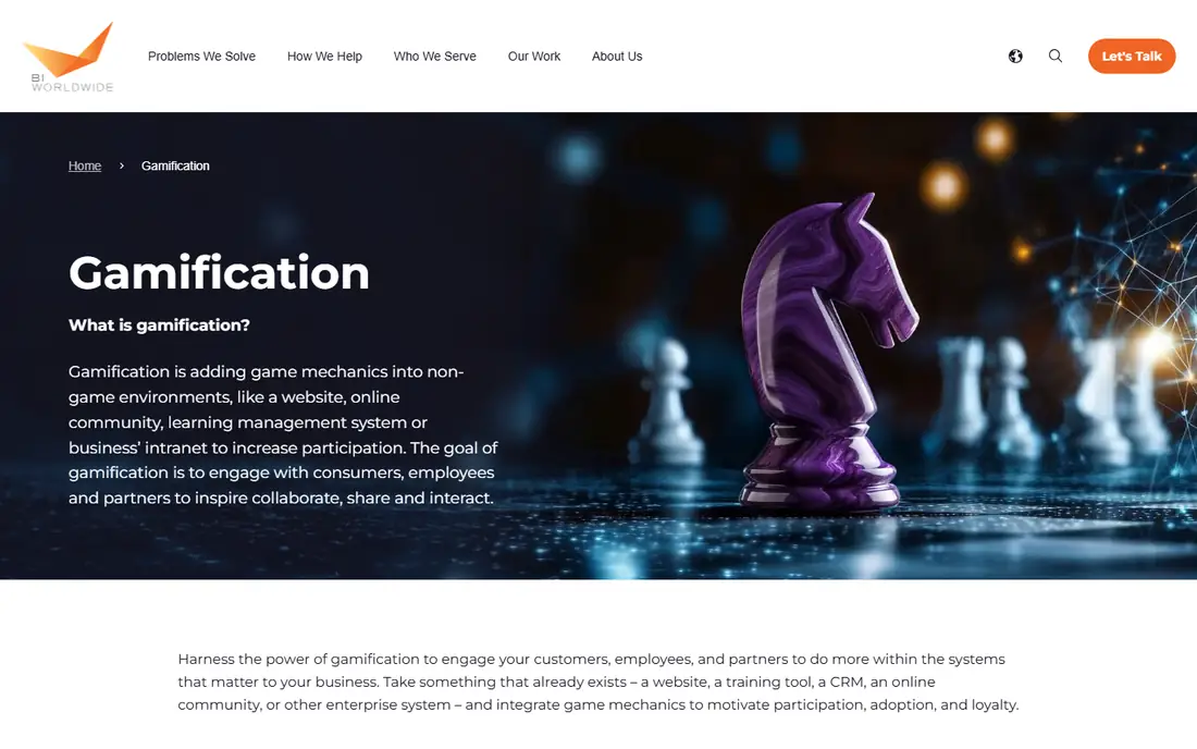Bunchball homepage