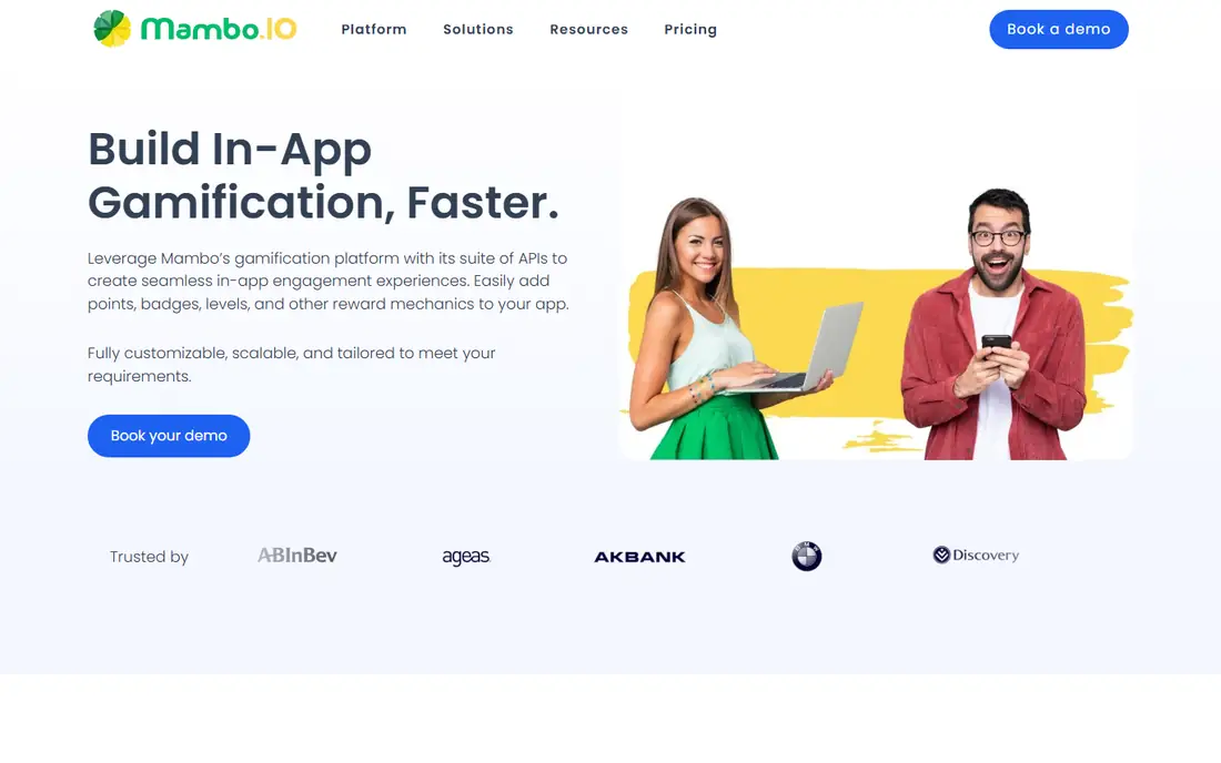 Mambo.IO homepage