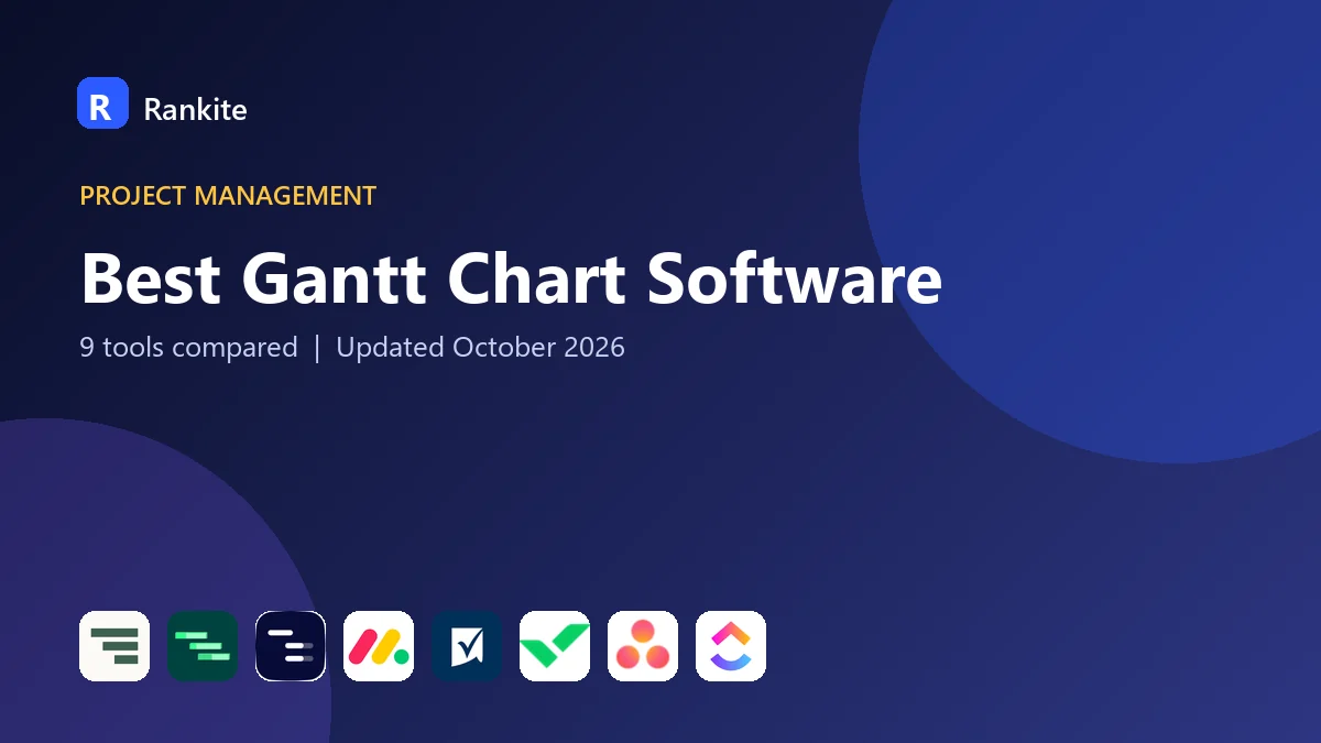 Best Gantt Chart Software in 2026: 9 Tools Compared