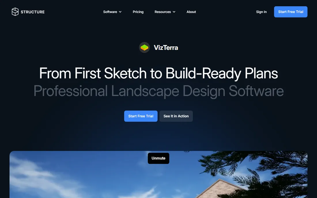 VizTerra homepage