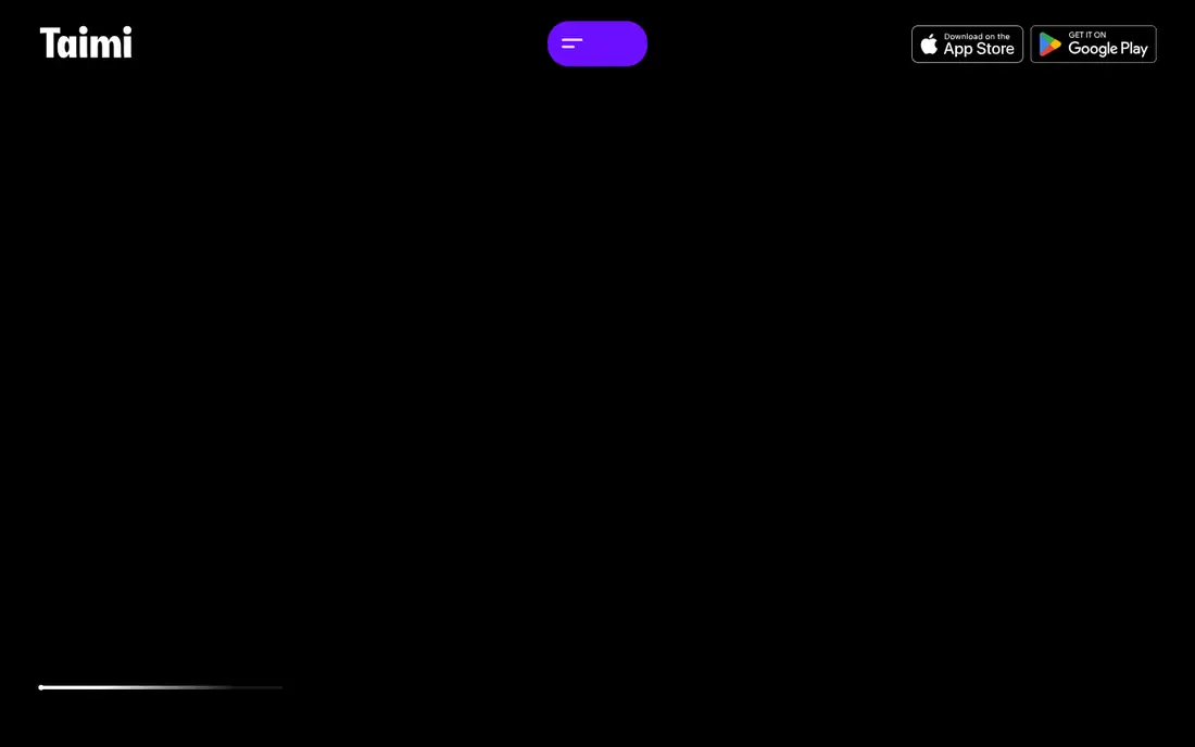 Taimi homepage