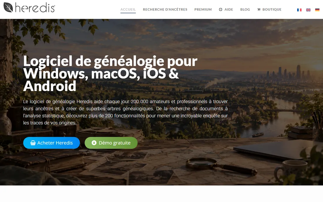 Heredis homepage