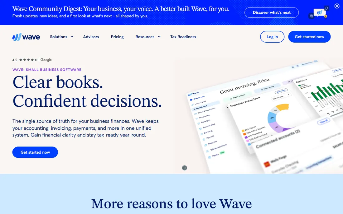 Wave homepage