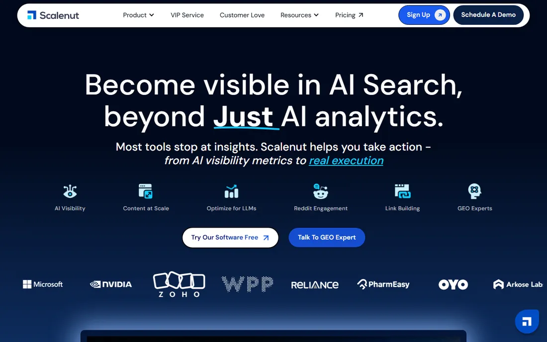 Scalenut homepage