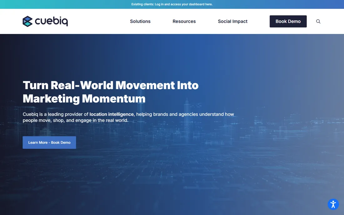 Cuebiq homepage