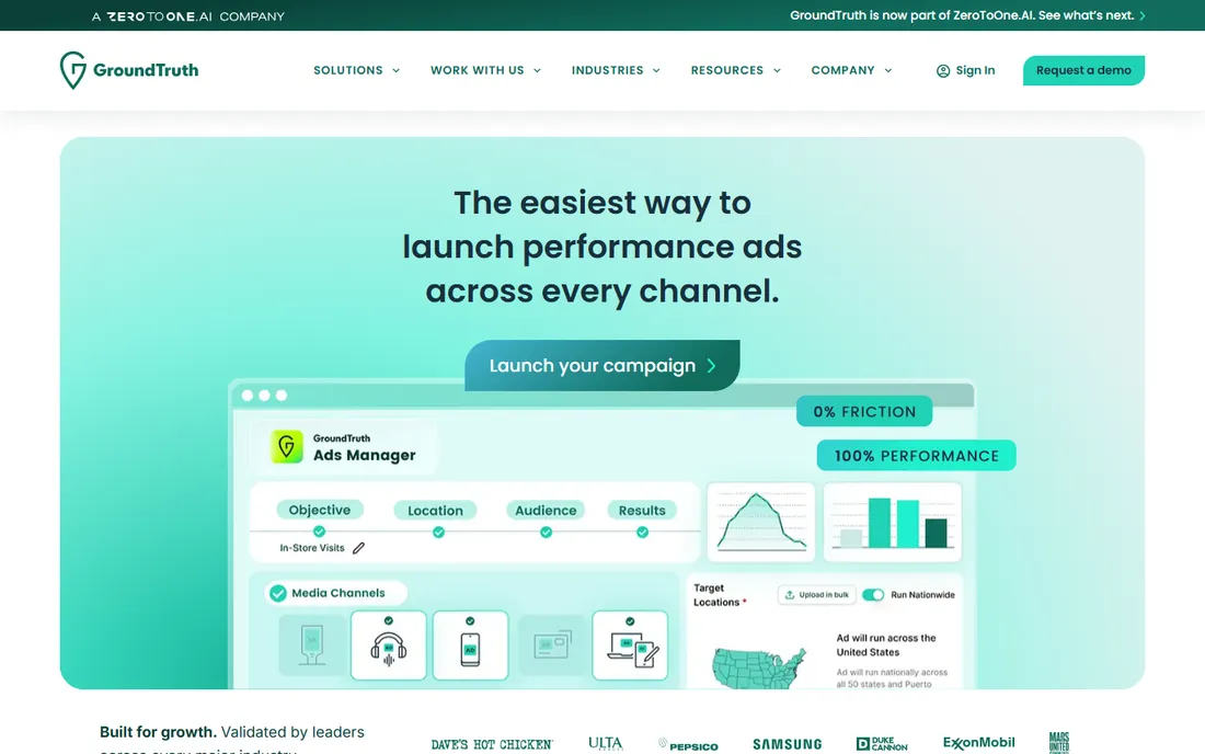 GroundTruth homepage