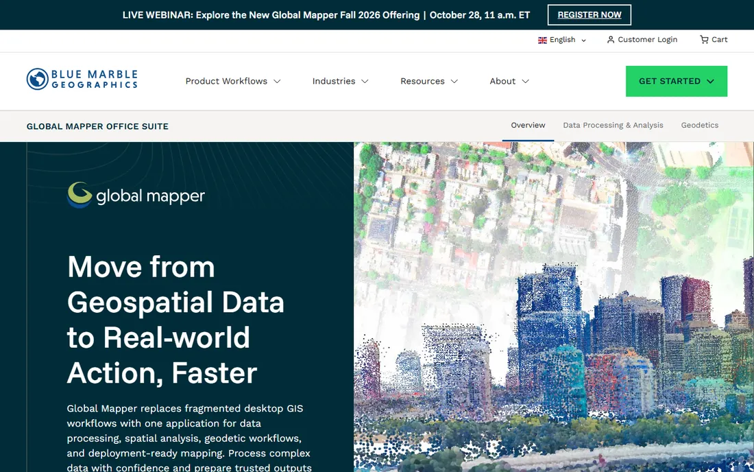 Global Mapper homepage
