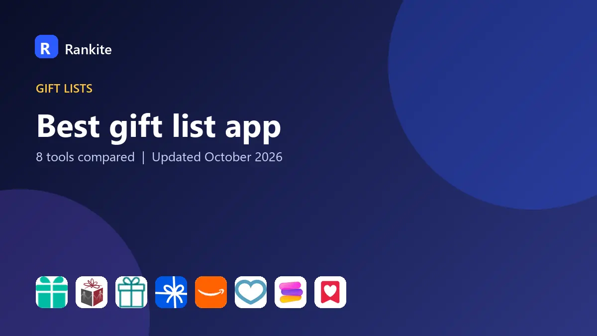 Best gift list app in 2026: 8 Tools Compared